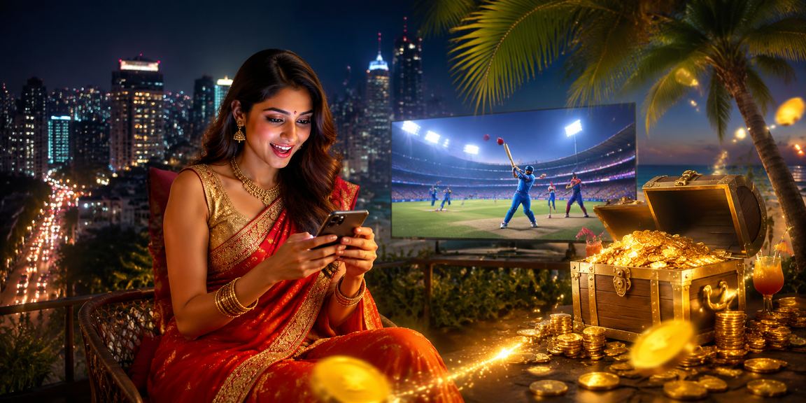 Happy user registering on a mobile betting platform in India