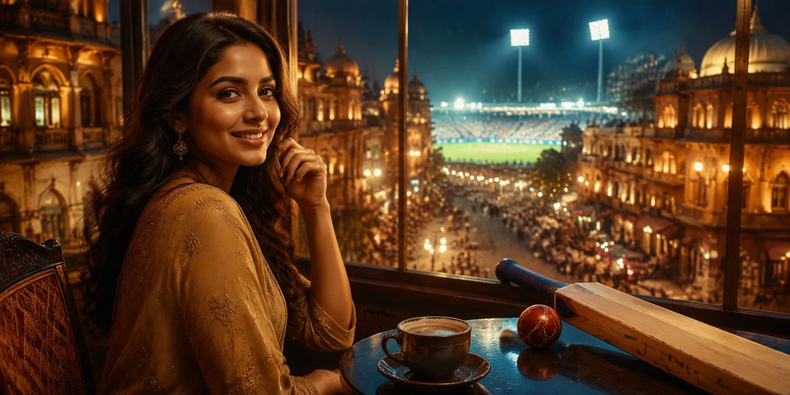 User enjoying cricket betting on mobile in Lucknow old city